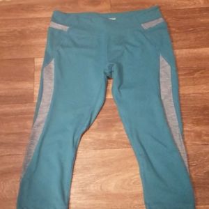 Marika sport aqua blue leggings